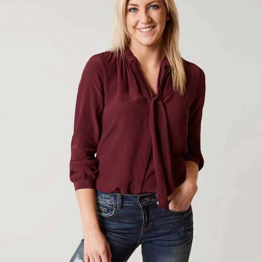 Lucky brand solid blouse